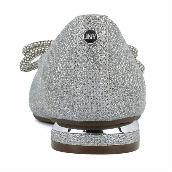 BRAND NEW JONES NEW YORK POINTED TOE WITH BOW DETAIL EMBELLISHMENTS FLAT - Picture 16 of 16